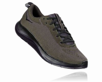 Hoka One One Hupana Flow - Sapatos Largos Homem - Verdes, NU76945